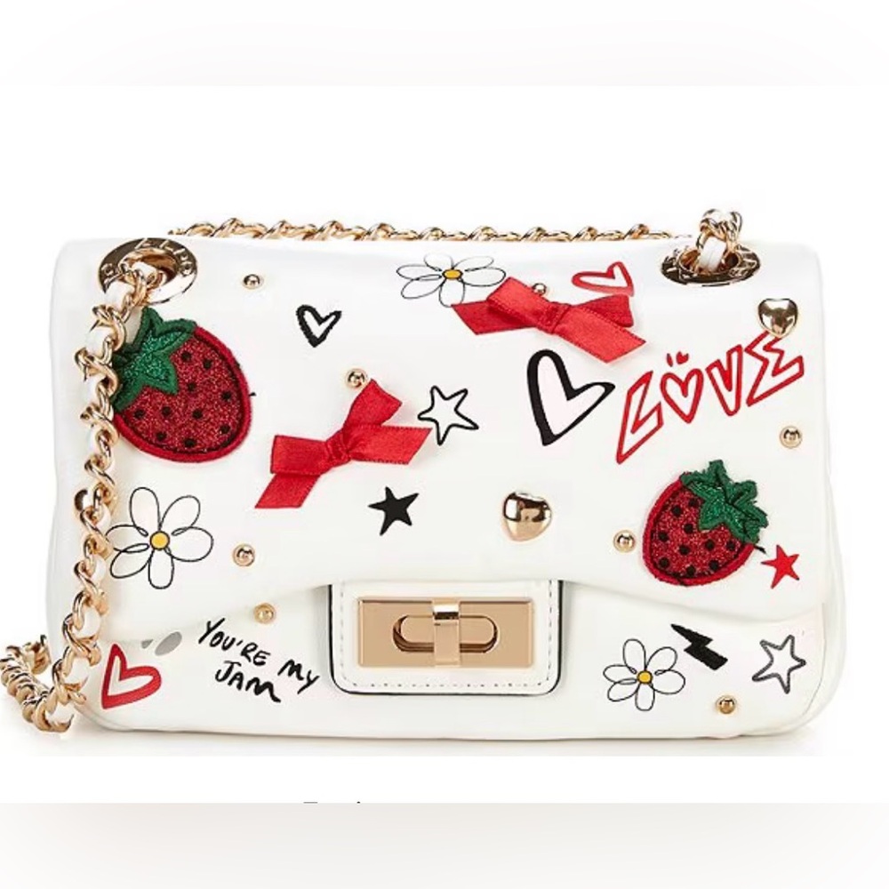 New Lovebag Small Strawberry Patches Crossbody Bag
